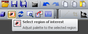 Region of interest button